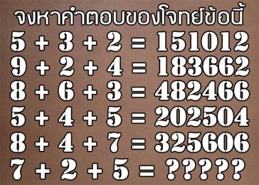 Puzzle ปัญหาเชาว์