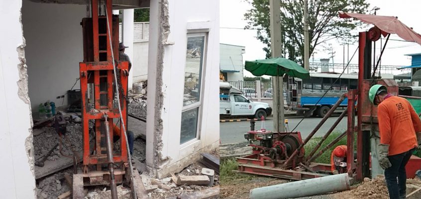 เสาเข็มไมโครไพล์ สปันไมดครไพล์ ตอกเสาเข็มไมโครไพล์ micropile spunmicropile microspunpile